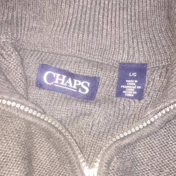 ❤️ CHAPS Men’s Long Sleeve Sweater - Picture 3 of 4